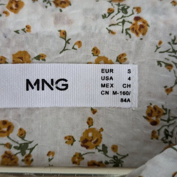 Mango Babydoll Ruffle Blouse - Picture 10 of 12